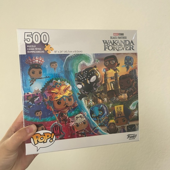 Funko Pop! Marvel Black Panther Wakanda Forever 500-Piece Puzzle – New in Box - Picture 9 of 9